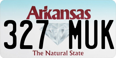 AR license plate 327MUK