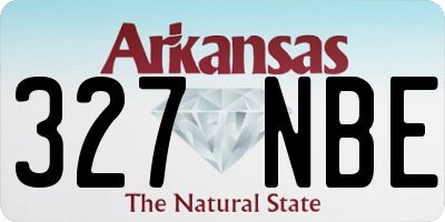 AR license plate 327NBE