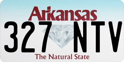 AR license plate 327NTV
