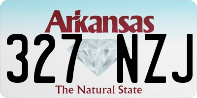 AR license plate 327NZJ
