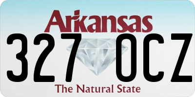 AR license plate 327OCZ