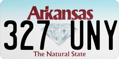 AR license plate 327UNY