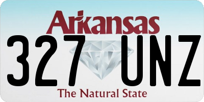 AR license plate 327UNZ