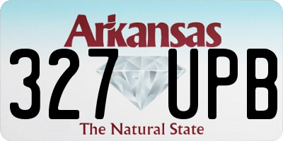 AR license plate 327UPB