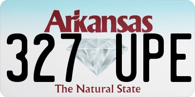 AR license plate 327UPE