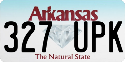 AR license plate 327UPK