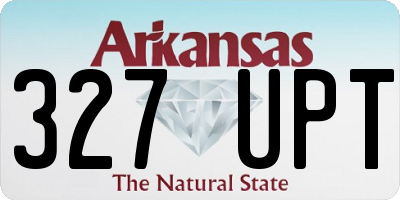 AR license plate 327UPT