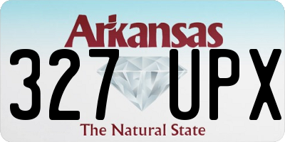 AR license plate 327UPX