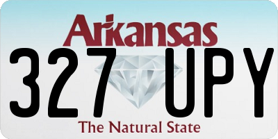 AR license plate 327UPY