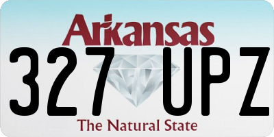 AR license plate 327UPZ