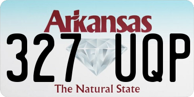 AR license plate 327UQP