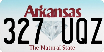 AR license plate 327UQZ
