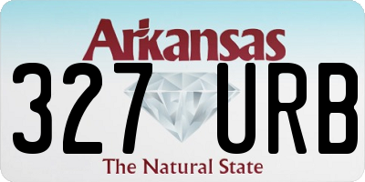 AR license plate 327URB