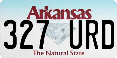 AR license plate 327URD