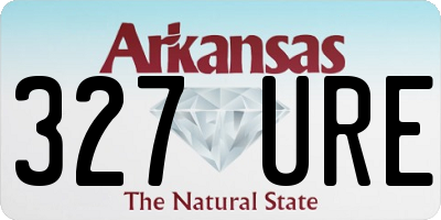 AR license plate 327URE