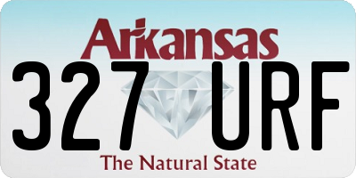 AR license plate 327URF