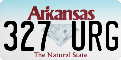 AR license plate 327URG