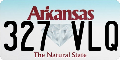 AR license plate 327VLQ