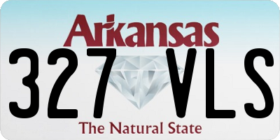 AR license plate 327VLS