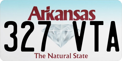AR license plate 327VTA