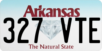 AR license plate 327VTE