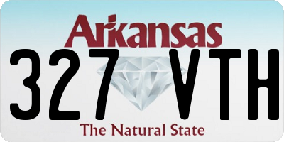 AR license plate 327VTH