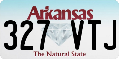 AR license plate 327VTJ