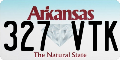 AR license plate 327VTK