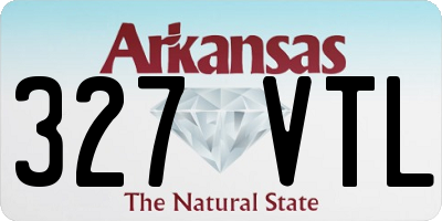 AR license plate 327VTL