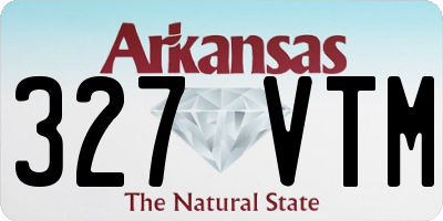 AR license plate 327VTM