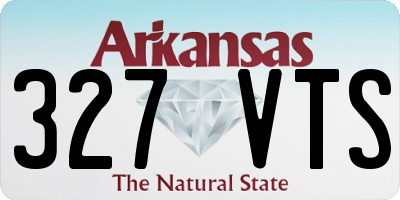 AR license plate 327VTS