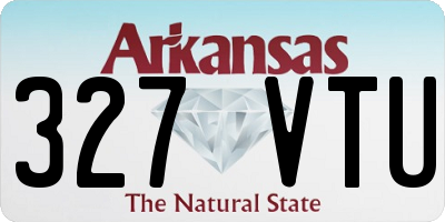 AR license plate 327VTU