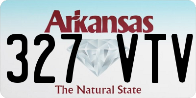 AR license plate 327VTV