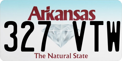 AR license plate 327VTW