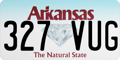 AR license plate 327VUG