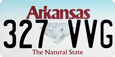 AR license plate 327VVG