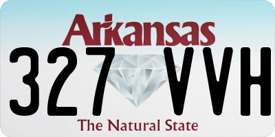 AR license plate 327VVH