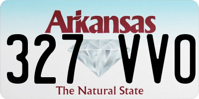 AR license plate 327VVO