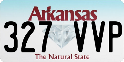 AR license plate 327VVP