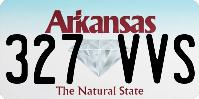 AR license plate 327VVS