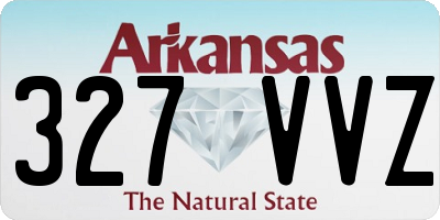 AR license plate 327VVZ