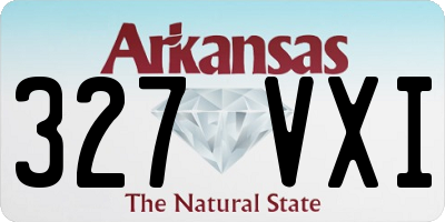 AR license plate 327VXI