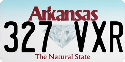 AR license plate 327VXR