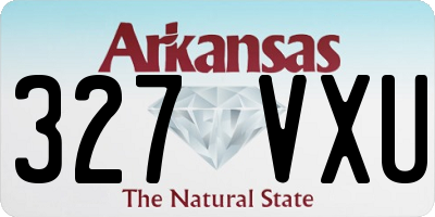 AR license plate 327VXU