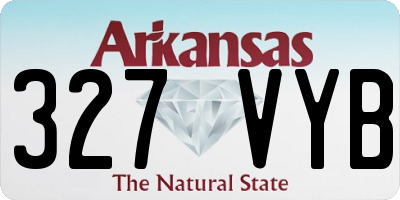 AR license plate 327VYB