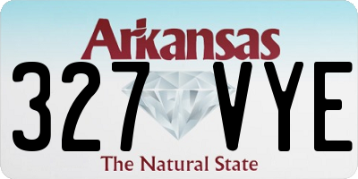 AR license plate 327VYE