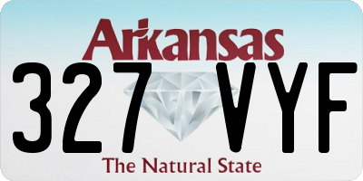 AR license plate 327VYF