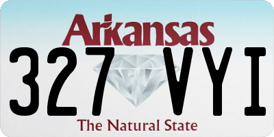 AR license plate 327VYI