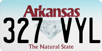 AR license plate 327VYL