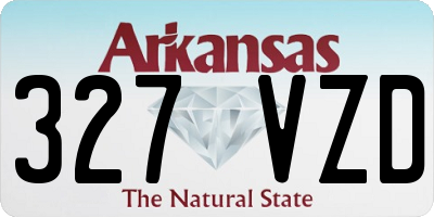 AR license plate 327VZD